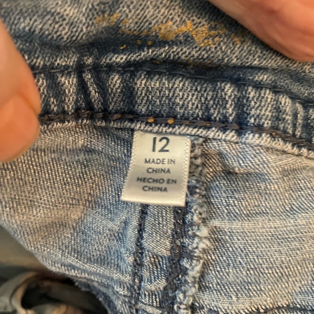 Seven7 Women's Light Blue Jeans, Embellished Pockets, Raw Hem. - Picture 10 of 10